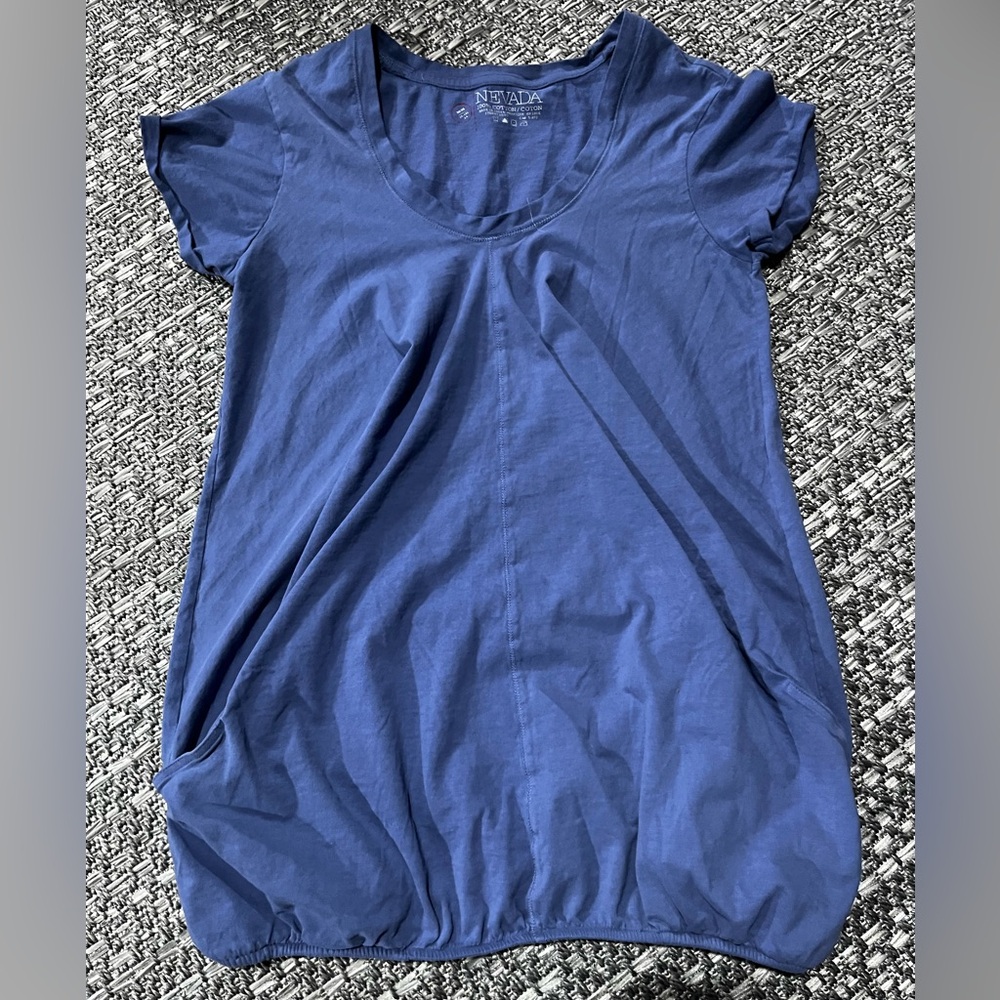 Nevada | Blue T-Shirt with Pockets